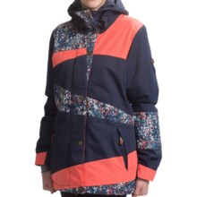 59%OFF 女子スノーボードジャケット ロキシー・ライデルスノーボードジャケット - 防水、絶縁（女性用） Roxy Rydell Snowboard Jacket - Waterproof Insulated (For Women)画像